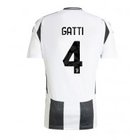 Camisa de Futebol Juventus Federico Gatti #4 Equipamento Principal 2024-25 Manga Curta